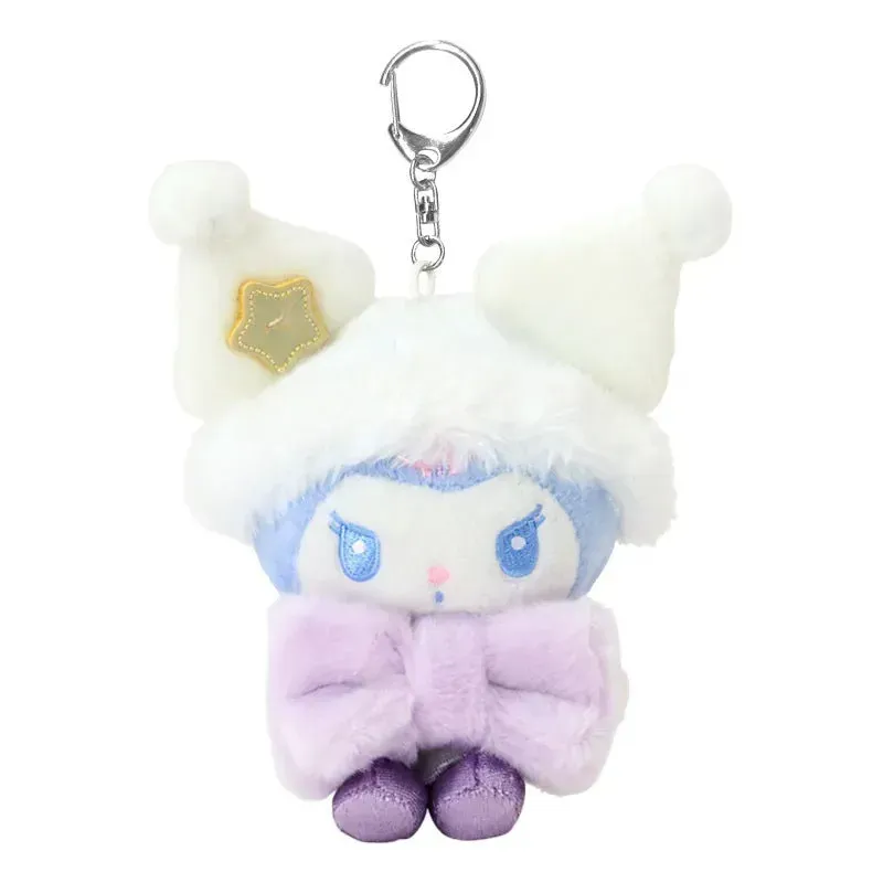 Hello Kitty Kuromi Plush Mascot Keychain nøkkelring Twinkle 5 tommer
