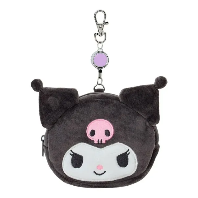 Hello Kitty Kuromi kortholder med uttrekkssnelle og glidelås