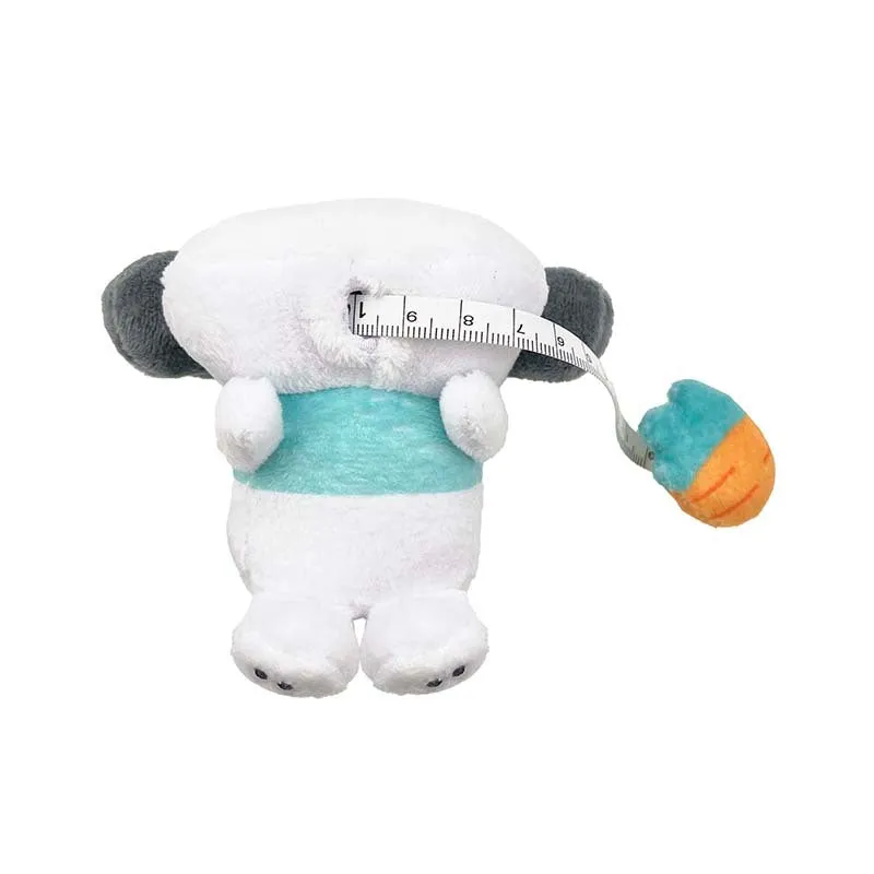 Hello Kitty Pochacco plysj nøkkelring med målebånd