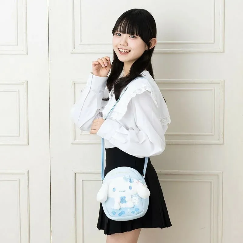 Hello Kitty Cinnamoroll Crossbody Bag skulderveske blå