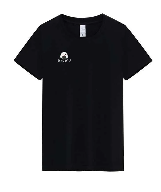 Anibox Japanese Rice Ball unisex t-skjorte svart