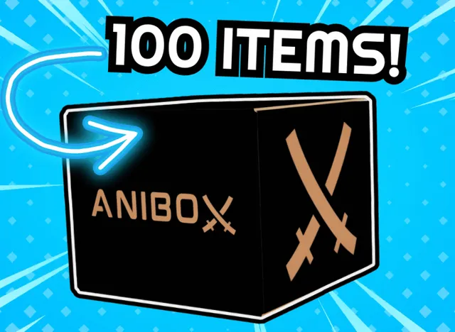 Anibox Hundred Anime Box animeboks med 100 produkter