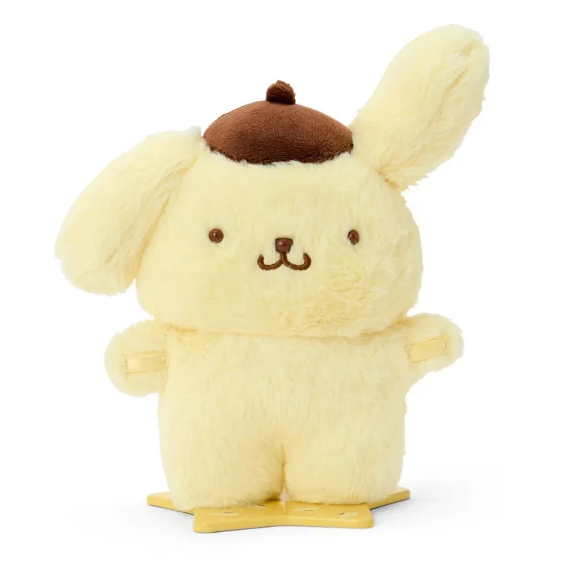 Hello Kitty Pompompurin Pitatto Friends stående kosedyr medium