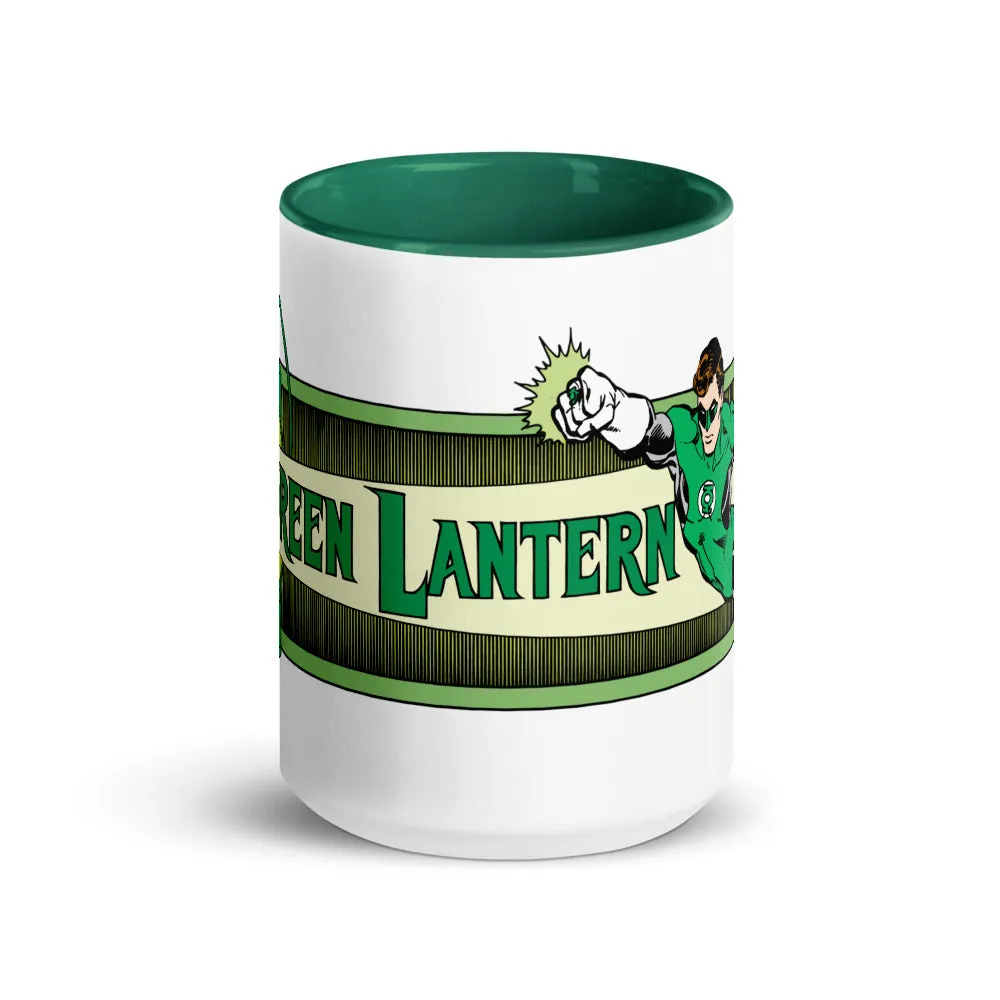Batman GREEN LANTERN Power Battery krus mørkegrønn 11 oz