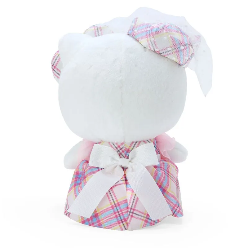 Sanrio Hello Kitty Dress Tartan Series 8" Plush plysjbamse