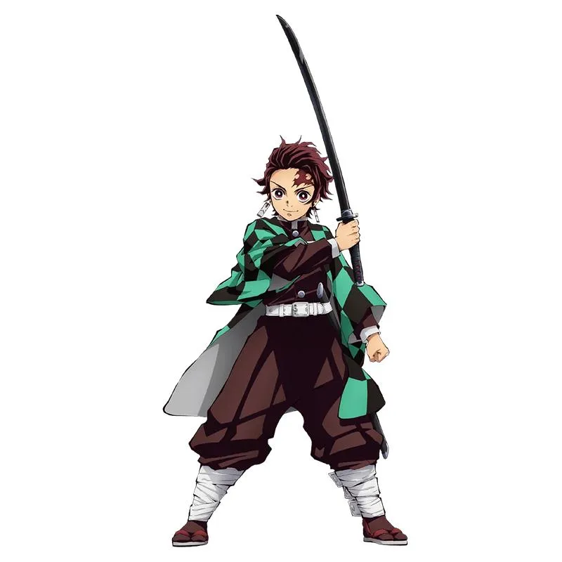 Neo Tokyo Demon Slayer Long Happi jakke Tanjirou mønster one size