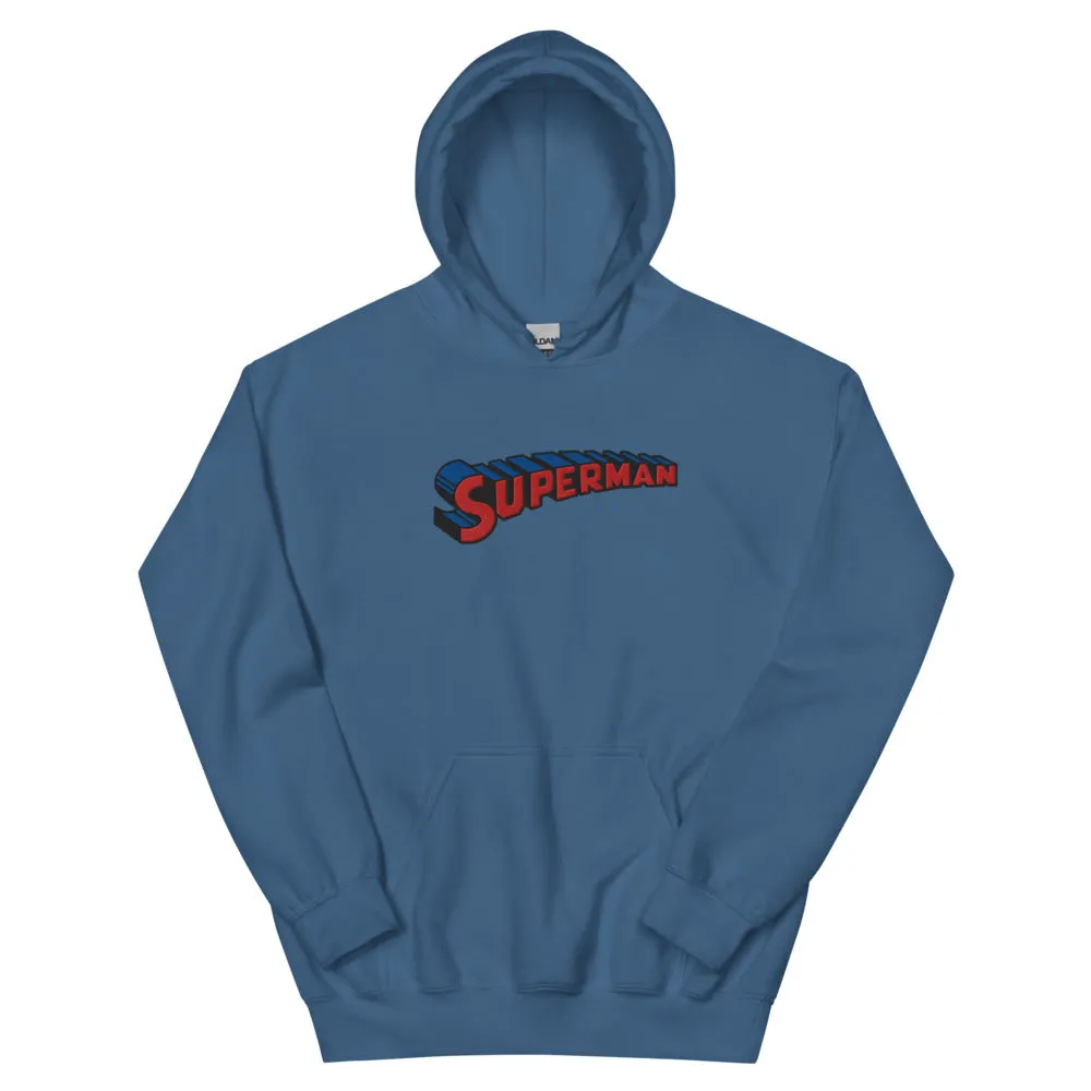 Batman SUPERMAN #1 brodert hettegenser svart bomull polyester