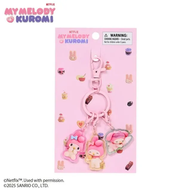 Hello Kitty My Melody Acrylic Keychain nøkkelring Netflix-serien