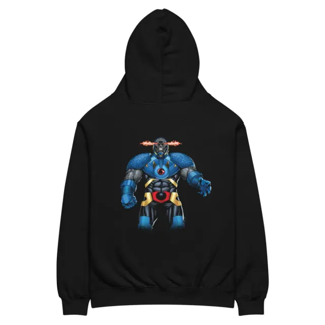 Batman DARKSEID Dark Lord brodert oversized hettegenser svart