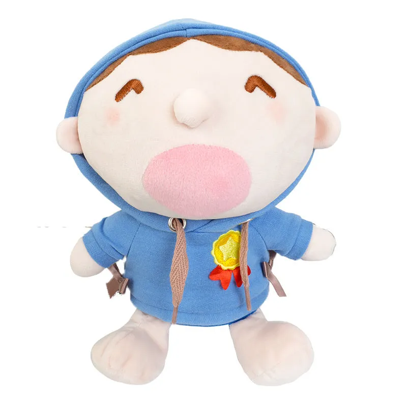 Hello Kitty Minna No Tabo Cozy Hoodie kosebamse 8 tommer hettegenser