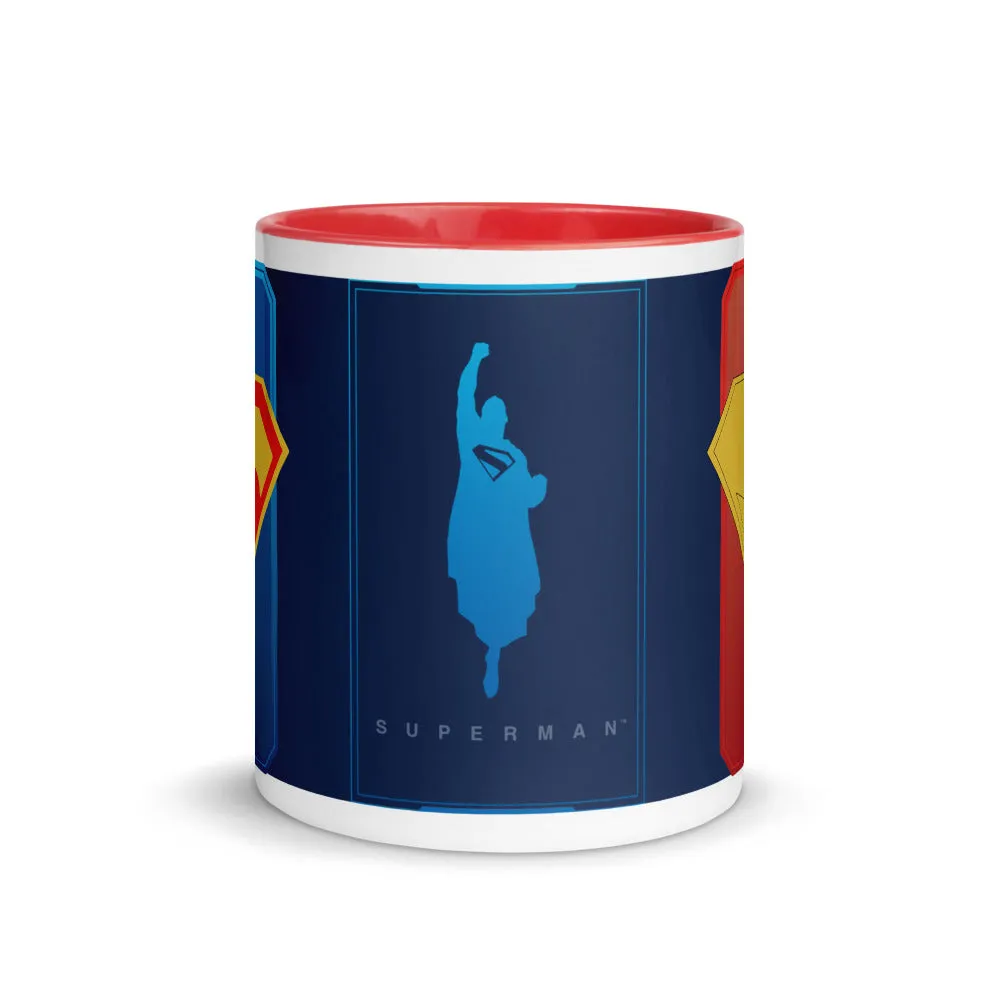 Batman SUPERMAN (2025 Movie) krus rød og mørkeblå 11 oz keramikk