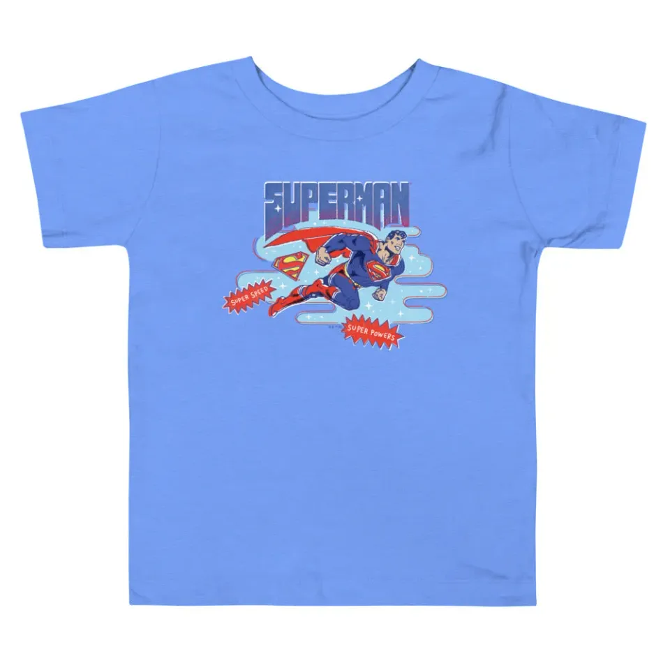 Batman Superman Super Speed, Super Powers småbarns-T-skjorte 100 % bomull