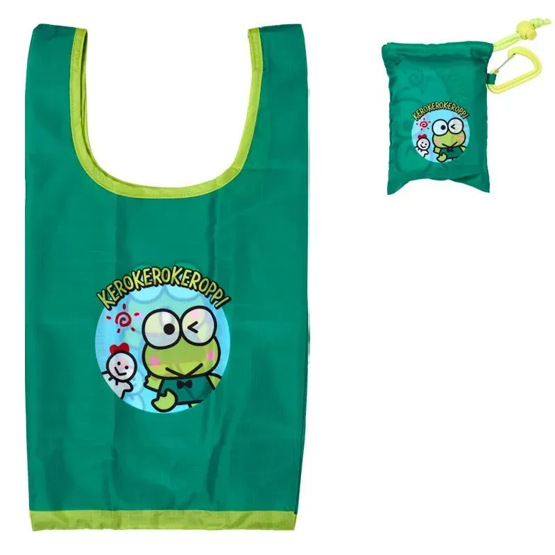 Hello Kitty Keroopi Everyday Reusable Tote liten vannavvisende handlenett