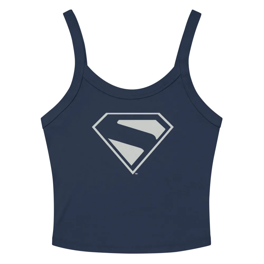 Batman SUPERMAN (2025 Movie) Black & Silver S-Shield singlet dame