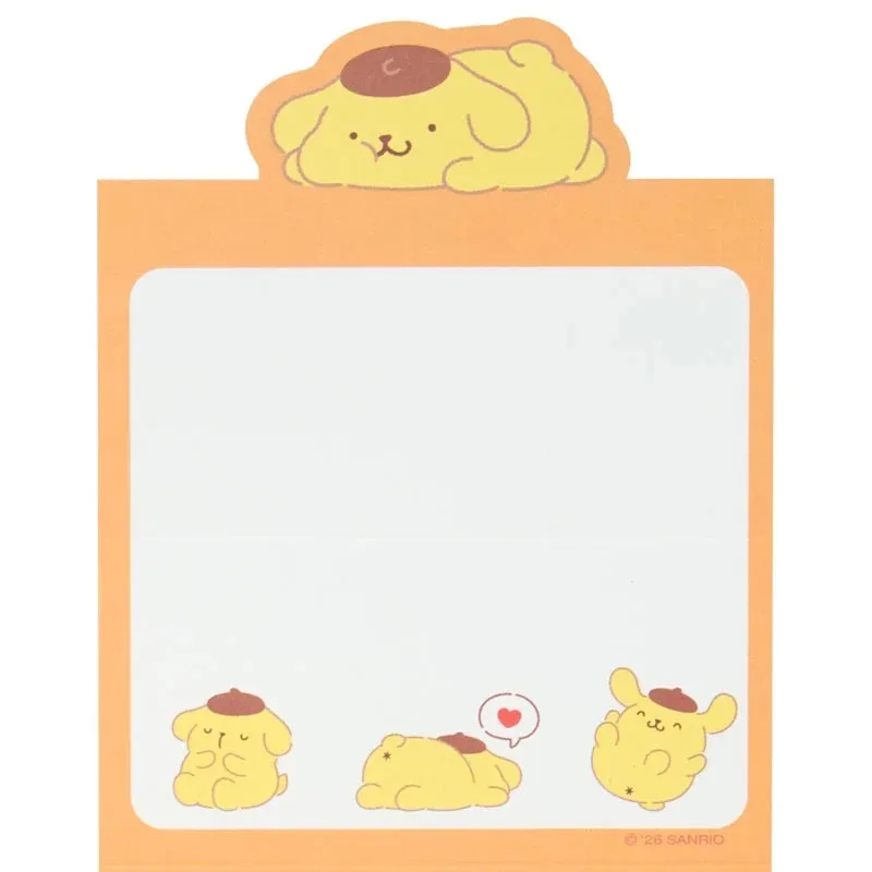 Hello Kitty Strike A Pose Pompompurin mini-notatblokk 40 ark