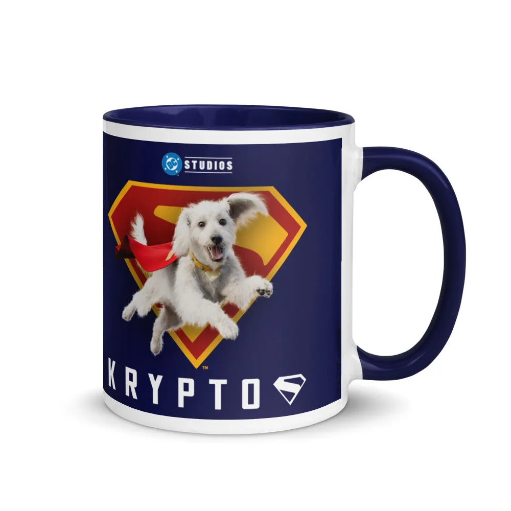 Batman SUPERMAN (2025 Movie) Krypto Two-tone Mug krus 11 oz Dark Blue