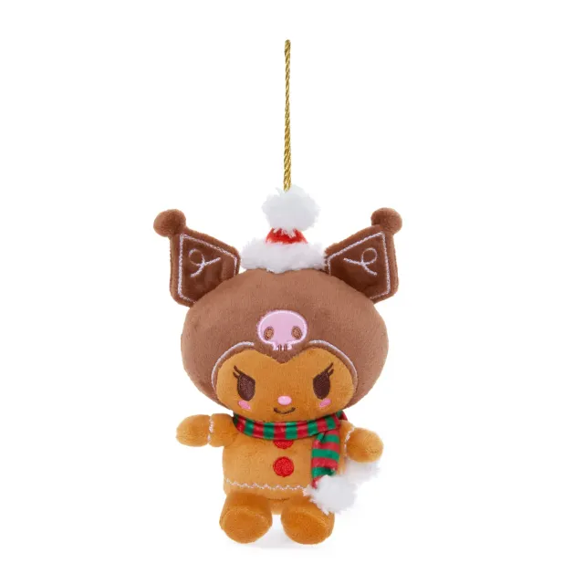Hello Kitty Kuromi Plush Ornament Holiday Gingerbread Friends