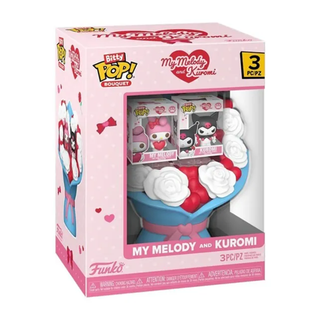 Funko Bitty POP! My Melody & Kuromi bukett, valentinsdag