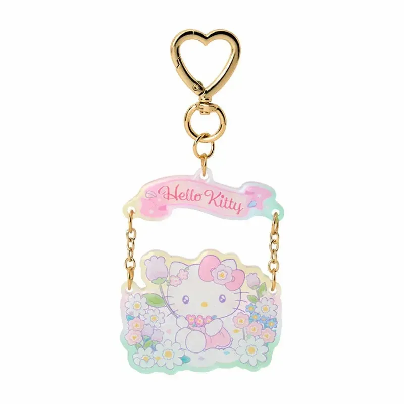 Hello Kitty Everyone is the Star Series akrylnøkkelring blomst