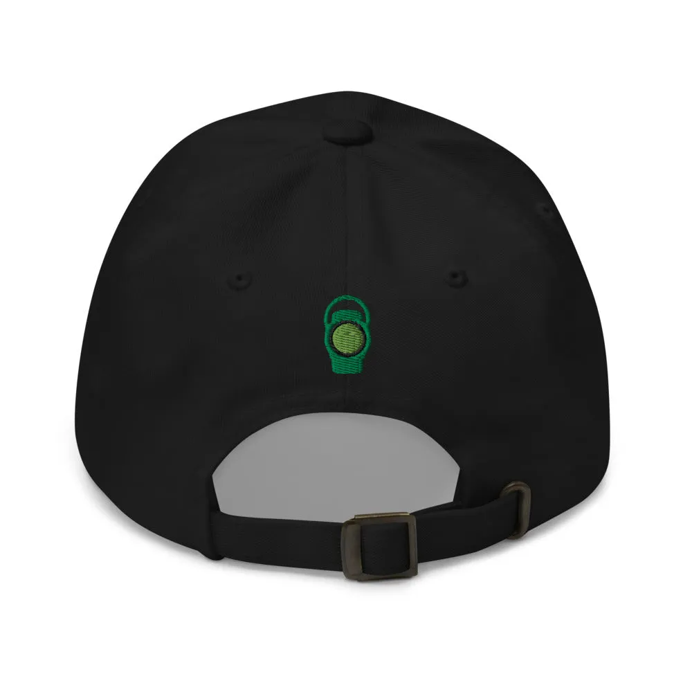 Batman Green Lantern Power Battery Caps svart brodert