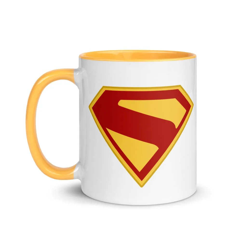 Batman Superman 2025-filmen S-Shield krus 11 oz rød blå gul