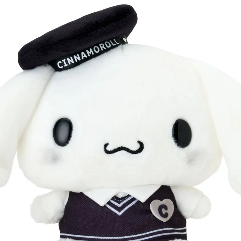 Cinnamoroll Silver Houndstooth Series bamse 8 tommer