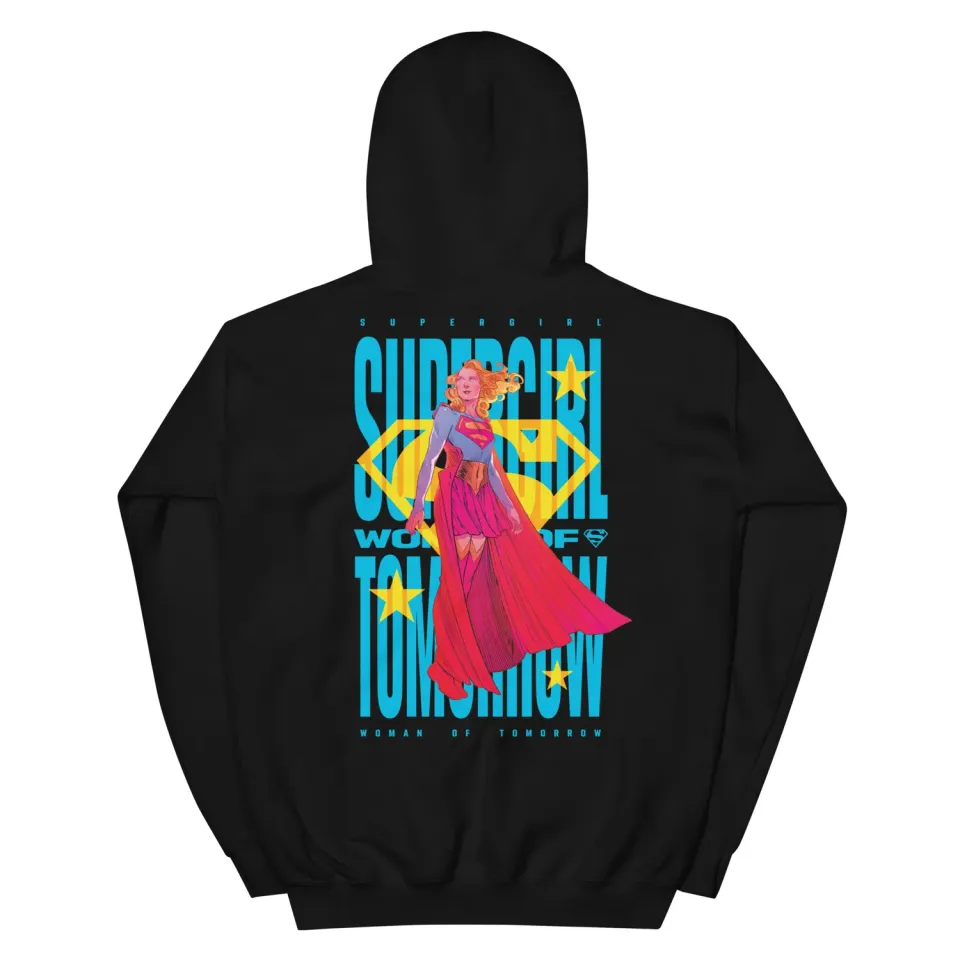 Batman Supergirl Designed to Fly hettegenser svart