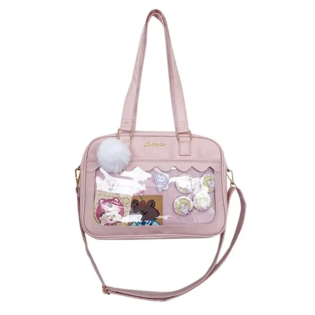 Neo Tokyo Harajuku Fashion Shoulder Itabag skulderveske rosa