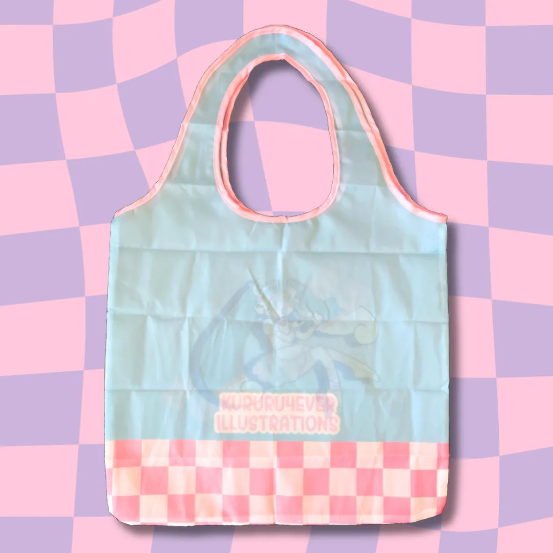 Kururu4ever Mochi Miku sammenleggbar handlenett fargerikt