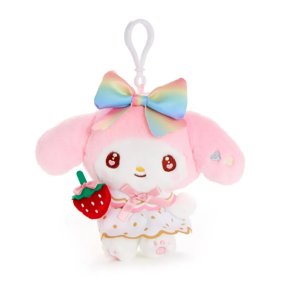 My Melody Strawberry Rainbow maskotklips – jordbær