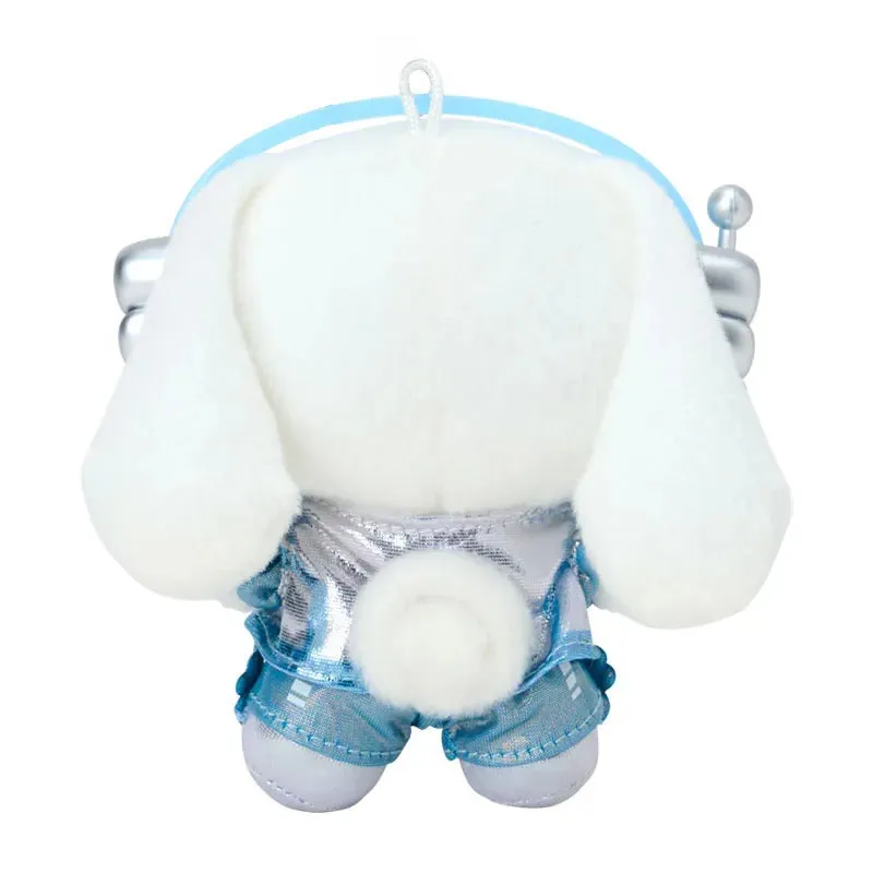 Sanrio Tokimeki Planet Cinnamoroll Plush Mascot Keychain nøkkelring 1 stk romdrakt