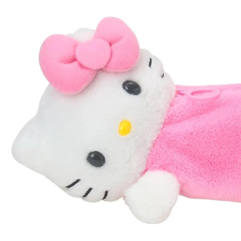 Hello Kitty Plush Pal Pencil Case Side Pose plysjpennal 29 cm