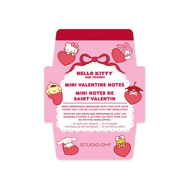 Hello Kitty and Friends x Studio Oh! Mini Valentine Notes 48 ark