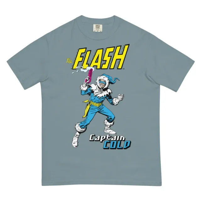 Batman Captain Cold Comfort Colors T-skjorte Ice Blue – bomull