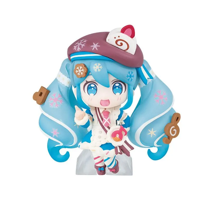 Neo Tokyo Vocaloid Hatsune Miku & Friends Random Mini-Figure nøkkelring eller stativ