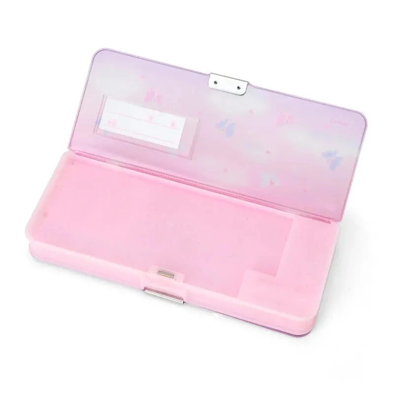 Hello Kitty My Melody Translucent 2-Way Pencil Case gjennomsiktig pennal