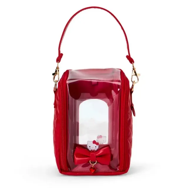 Hello Kitty Enjoy Idol Plush Display Carrying Case veske med vindu