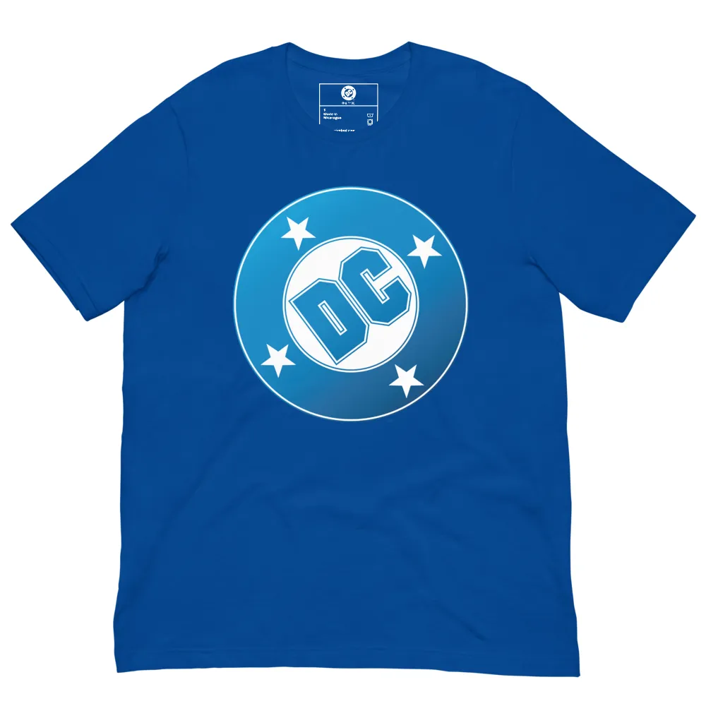DC Blue Logo T-skjorte marineblå bomull
