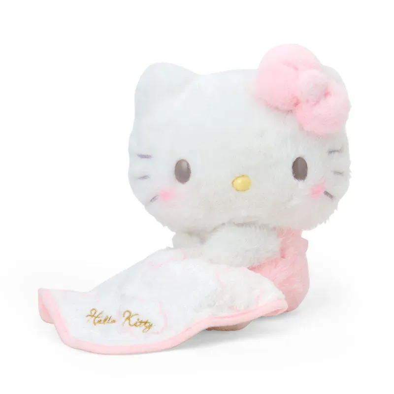Hello Kitty 8” Plush Cloud Nap Series kosedyr med teppe 20 cm