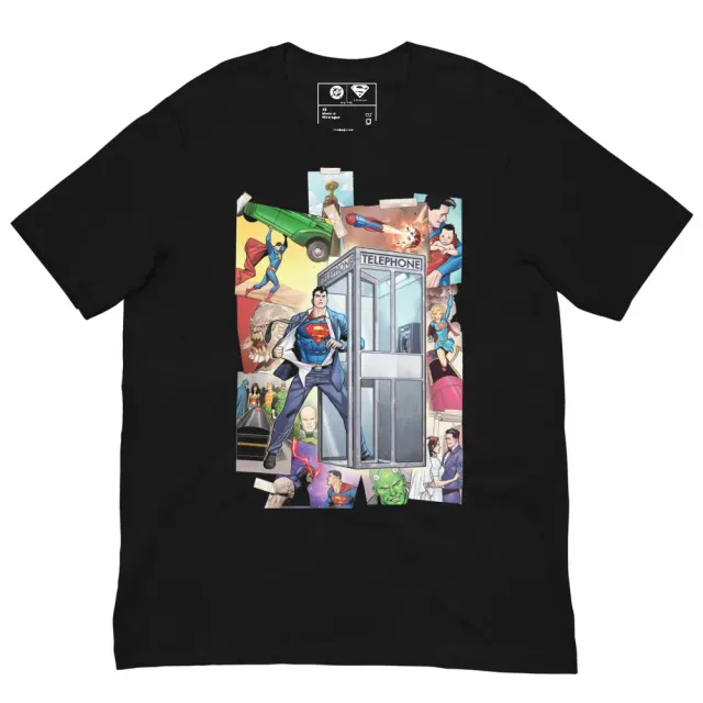 Batman SUPERMAN Mythos T-skjorte svart