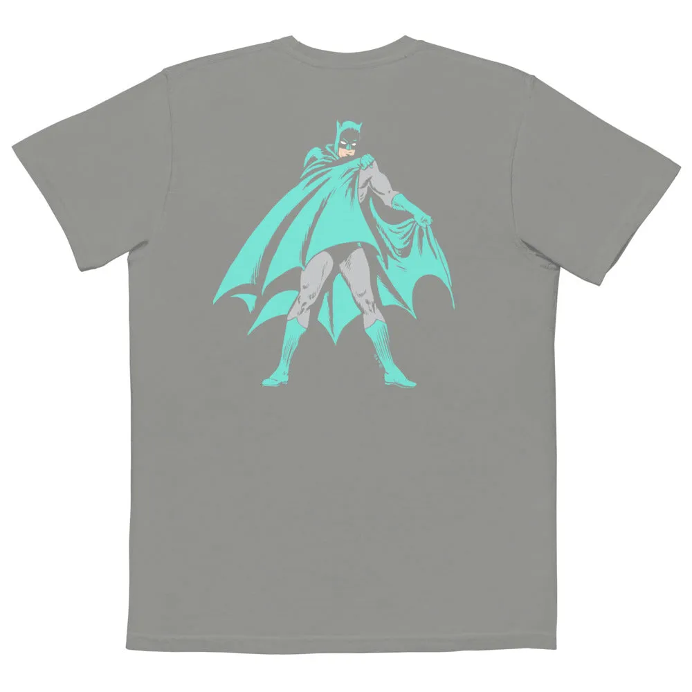 Batman Bronze Age Comfort Colors T-skjorte med brystlomme – svart