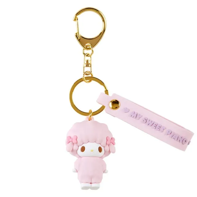 Hello Kitty My Sweet Piano Signature nøkkelring med gullkrok
