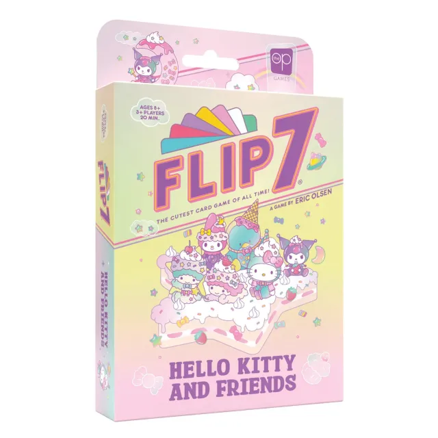 Hello Kitty Flip 7 kortspill