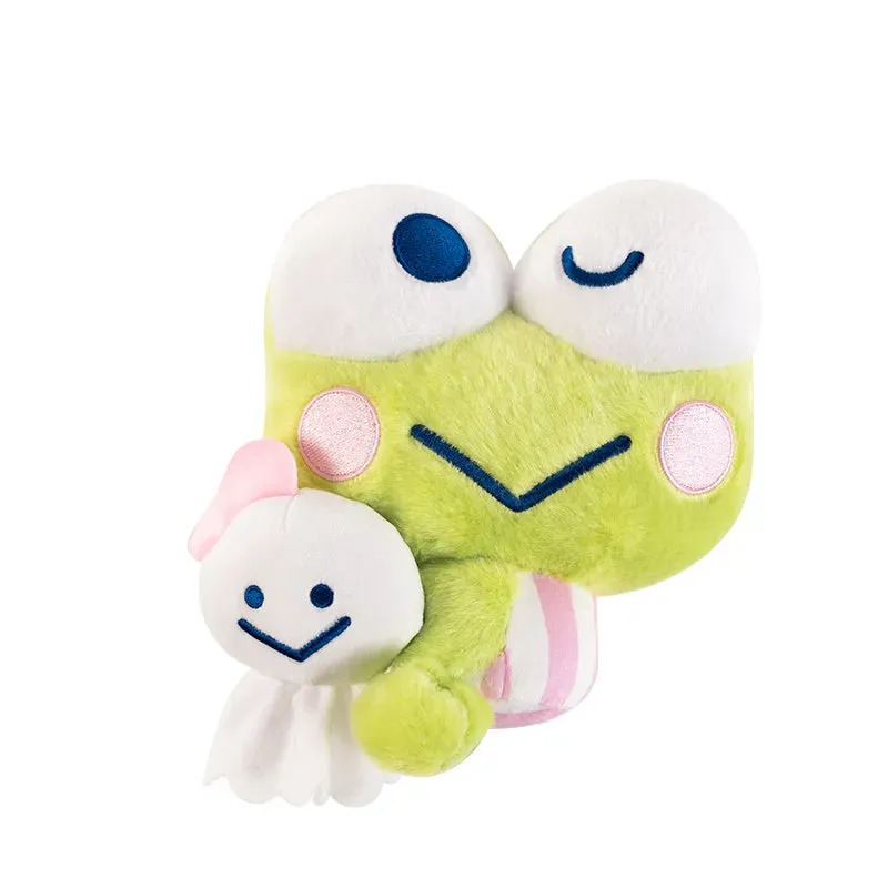 Hello Kitty Teru Teru and Me Keroppi plysjbamse 8″ – med Teru Teru