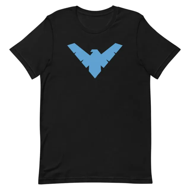 Batman NIGHTWING Logo T-skjorte unisex bomull