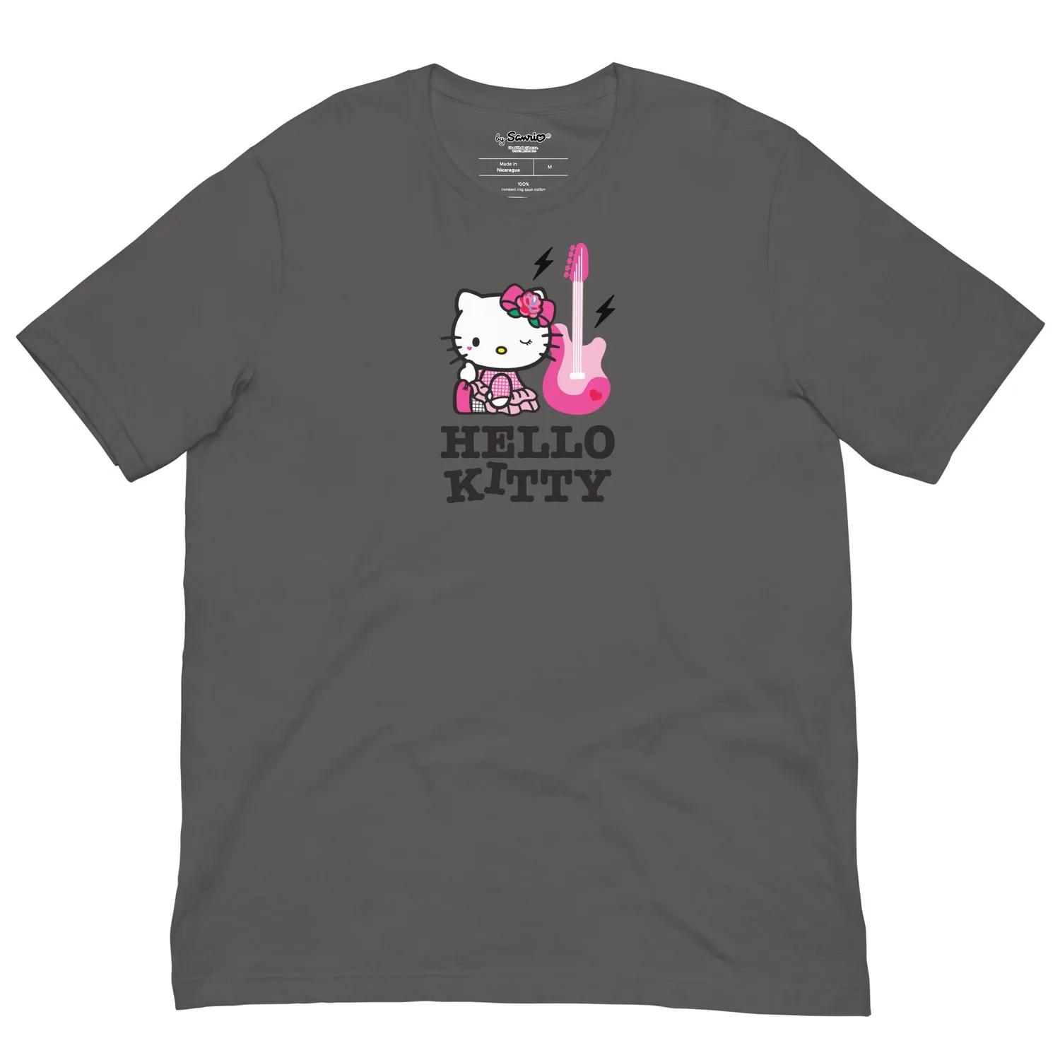Hello Kitty Rock On T-skjorte svart