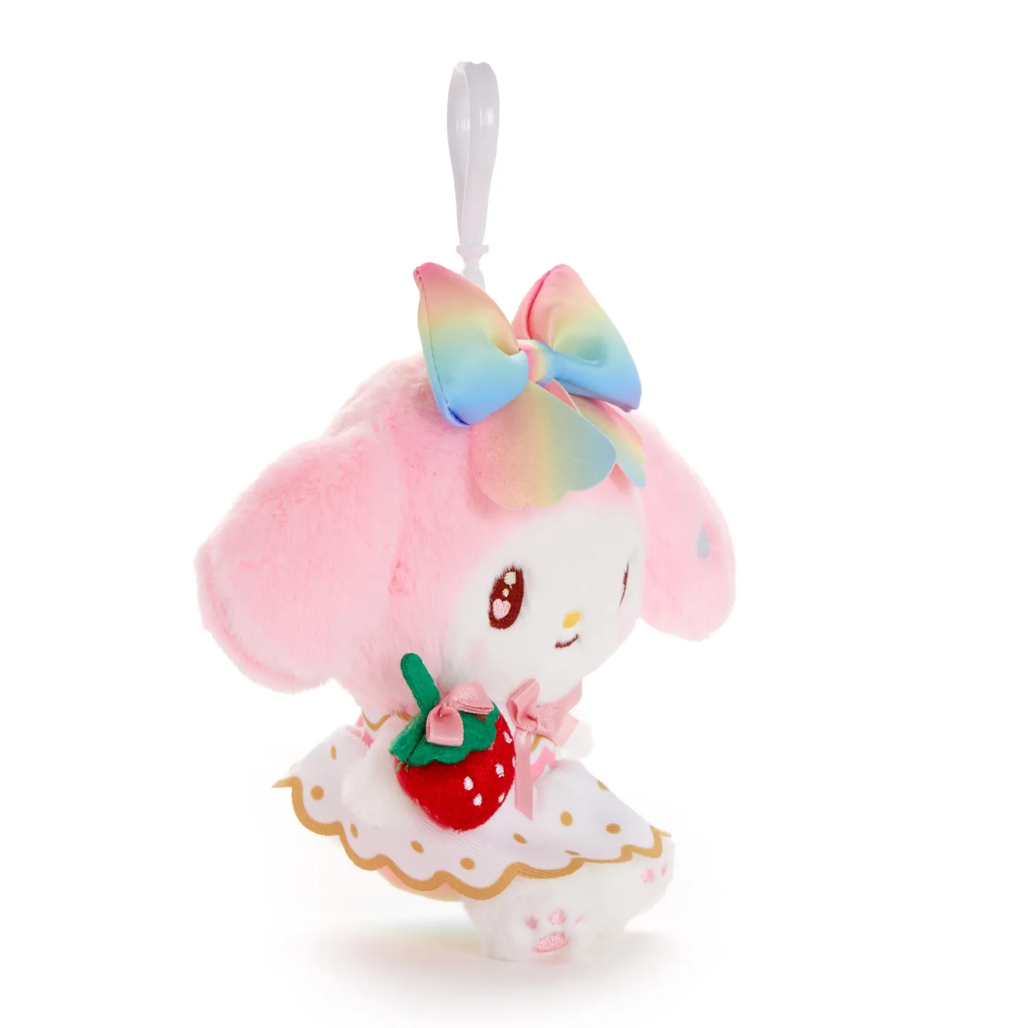 My Melody Strawberry Rainbow maskotklips – jordbær