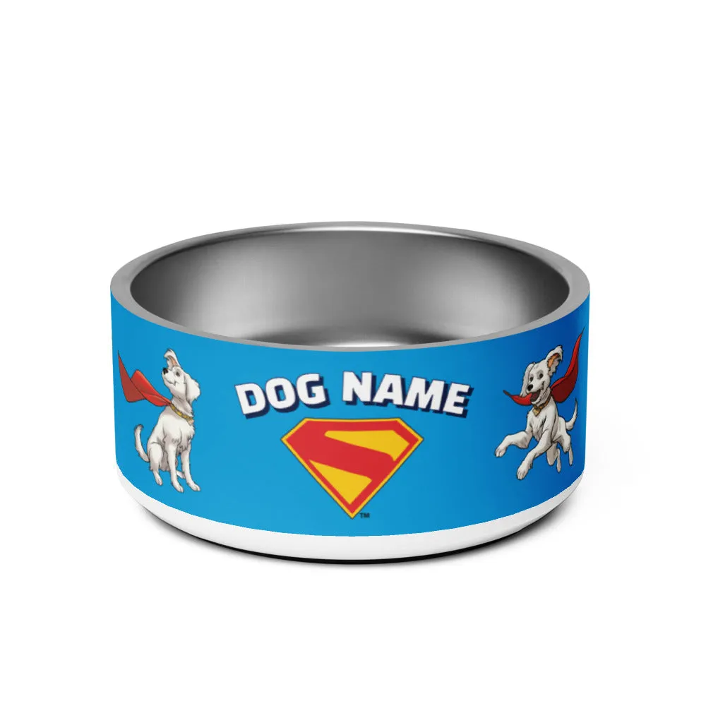 Batman Superman 2025 Krypto personlig matskål 18 oz rustfritt stål
