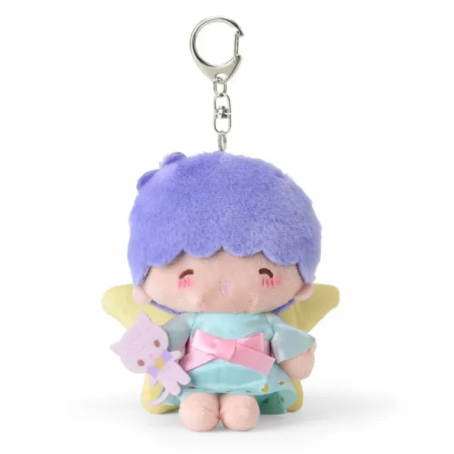 Hello Kitty Pastel Frame Design Series Kiki Plush Mascot Keychain nøkkelring