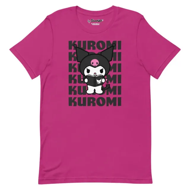 Hello Kitty Kuromi Watashi Wa T-Shirt T-skjorte Berry